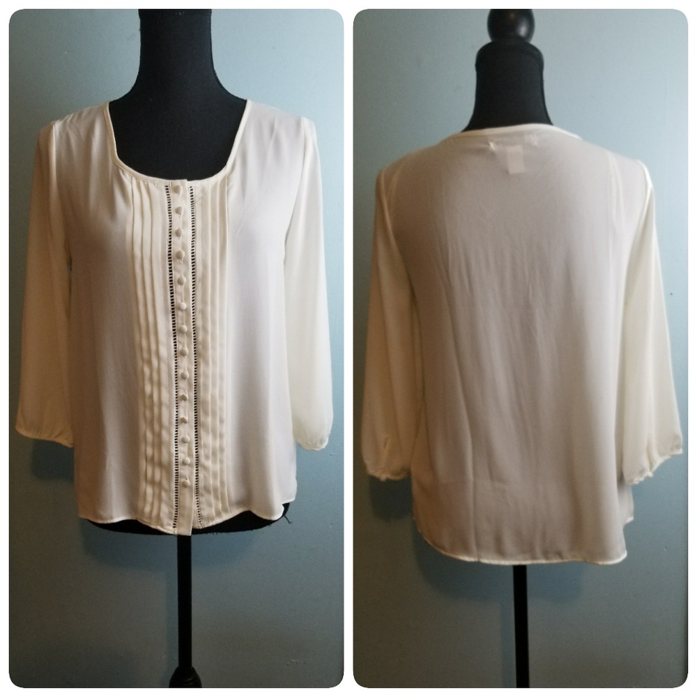 Cuff Sleeve Blouse